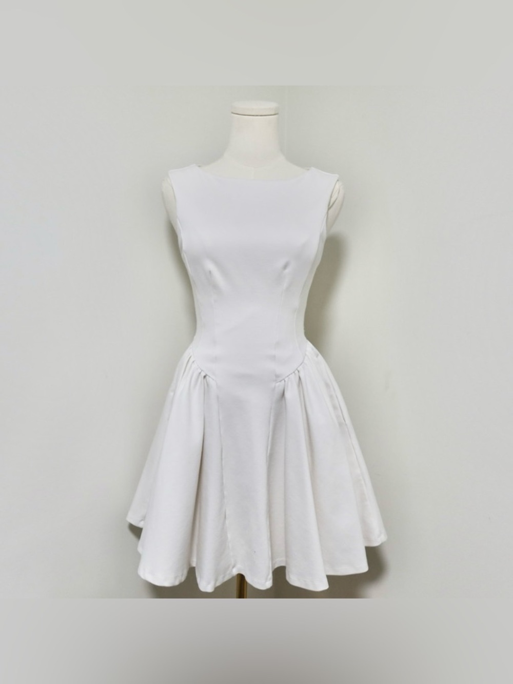 Kerina Flared Ponte Mini Dress